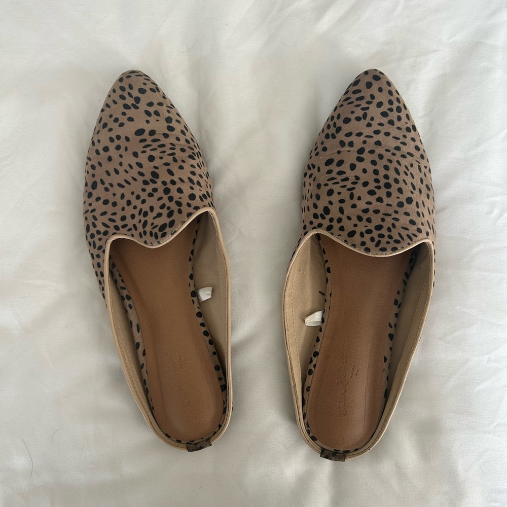 Cheetah Print Mules Size 10